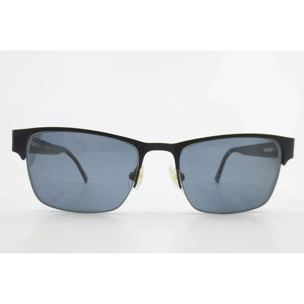 Gant GA 501A-3 BD3 Black Semi Rimless Handmade Acetate Sunglasses 52-18-140